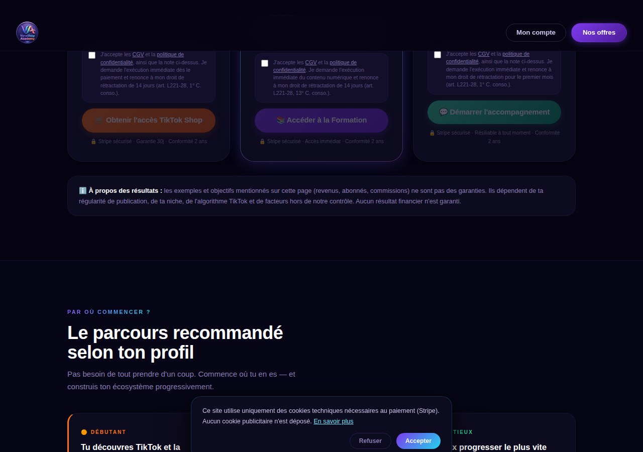 VyraShop — Accompagnement et méthode